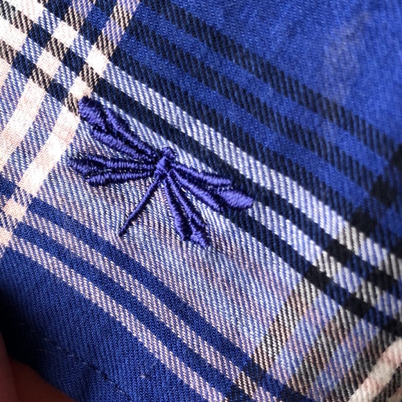 TALBOTS • Blue, White & Pink Paid “The Perfect Shirt” Button Down - Picture 8 of 13